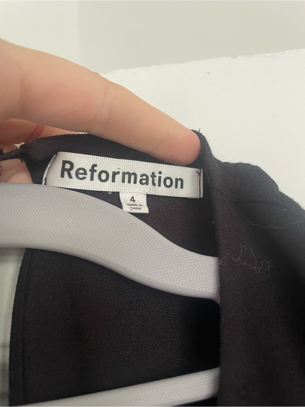 Reformation Gavin Dress in Black (4) - Picture 7 of 7